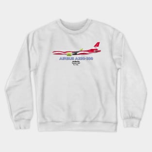 Airbus A220-300 - airBaltic "Latvia 100" Crewneck Sweatshirt